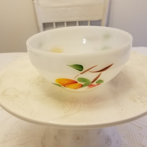 Set of 3 Anchor Hocking Fire King Nesting Mixing Bowls Gay Fad Fruit - Picture 6 of 16